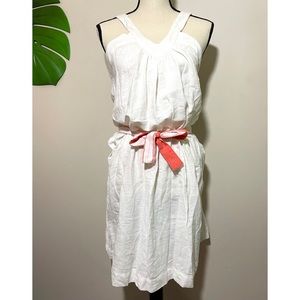 Lemlem Rift Smock Dress in White